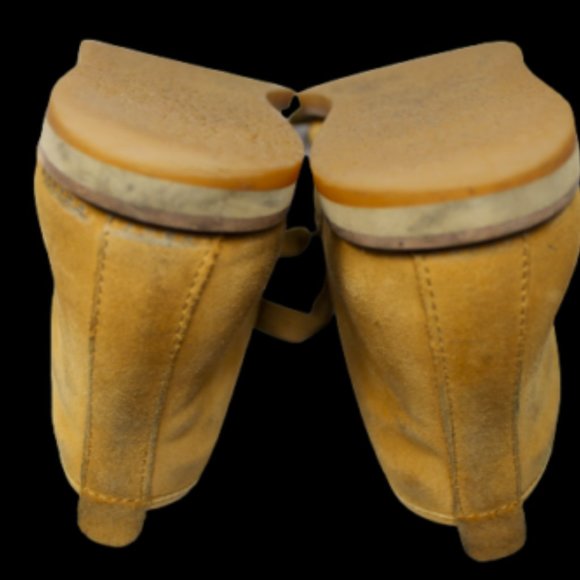 Louis Vuitton Womens Shoes Chukka Desert Boots 36 6 Tan Suede - Picture 9 of 13